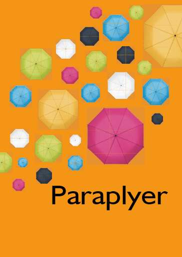 paraplyer med tryk